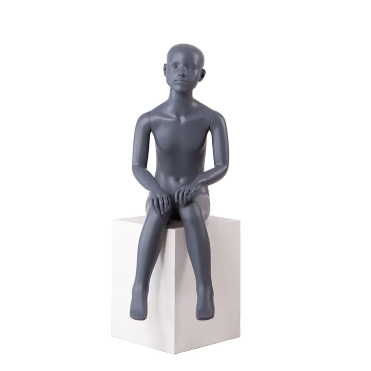 BC-KIDS-H Full body lifelike black child mannequin manikin for kids clothing displays