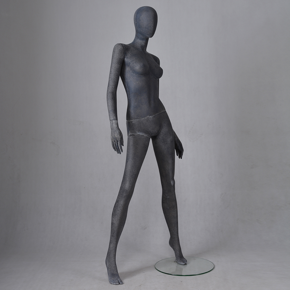 MPF01 Fashion design vintage female mannequin standing ladies dress display mannequin