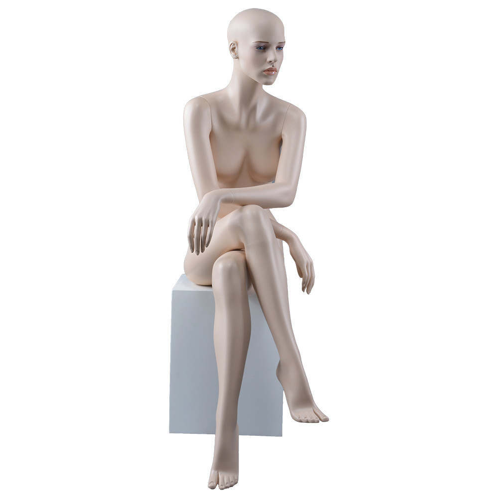 RMF-1 Sexy likelife reaslistic female mannequin sitting for clothing display