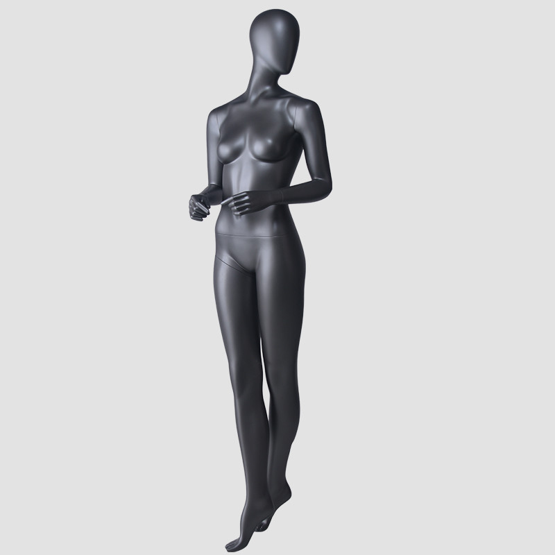 BDS Matte black African style female mannequin full female body suit	manikin