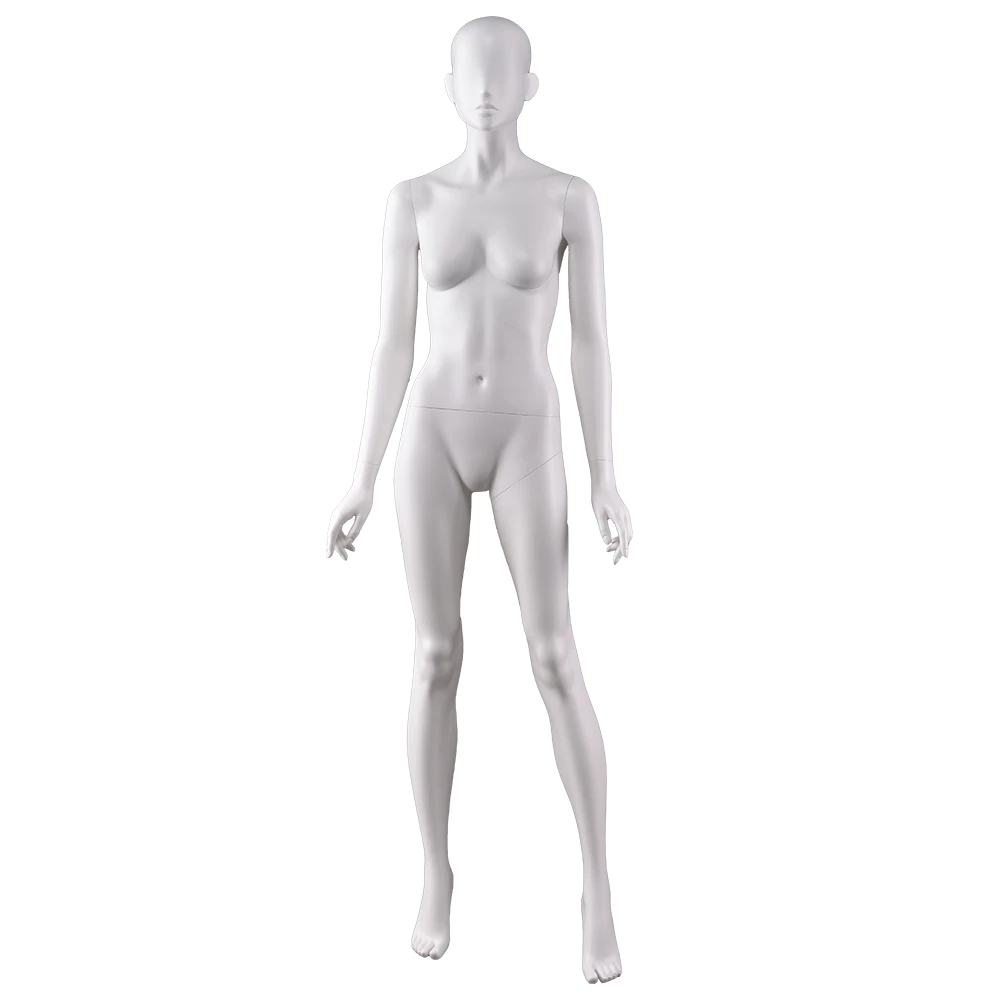 FION-2 Matte white female abstract mannequin for fashion window display mannequins