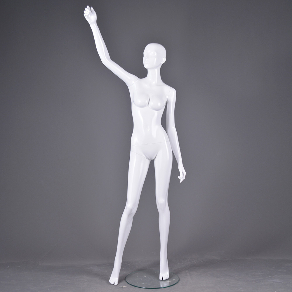 RNF-2 Ssexy full body style female mannequins glossy white ifelike dummy for retail store display