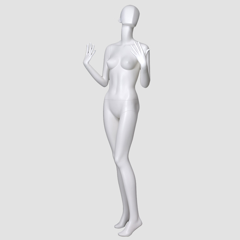 ELF-2 Fashion design standing mannequin female fiberglass women manikin manichini for window display