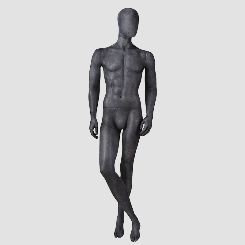MPM-1 Black resin colour mannequin male ful body torso vintgae mannequin for museum