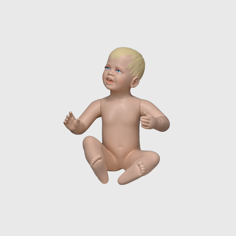 Realistic baby mannequin boy