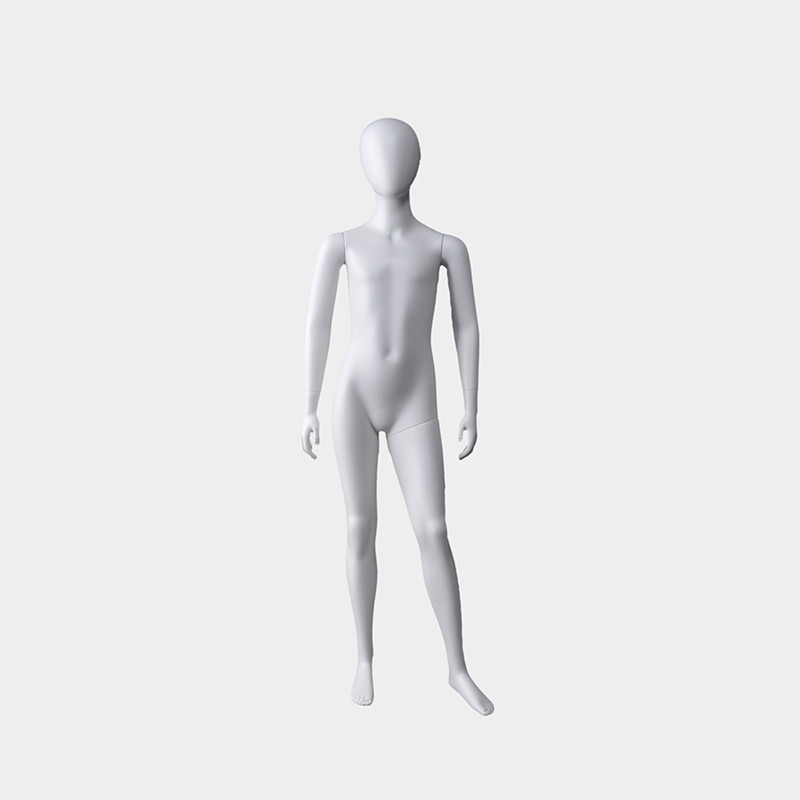 Child size abstract boy mannequin