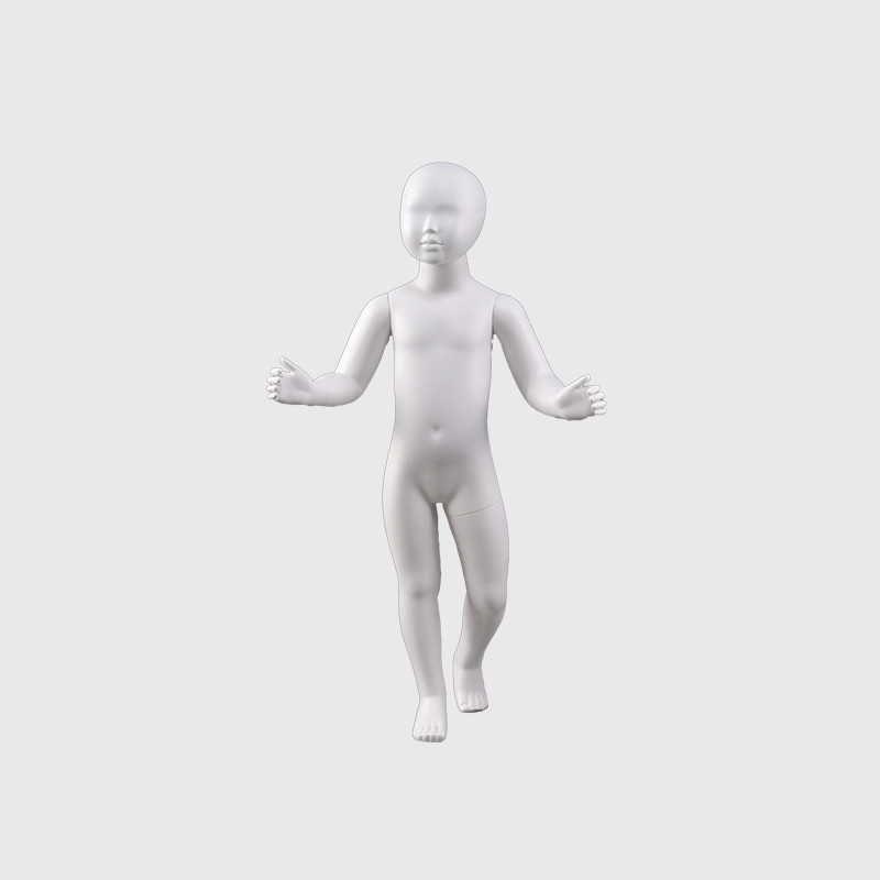 Movable child plastic mannequin