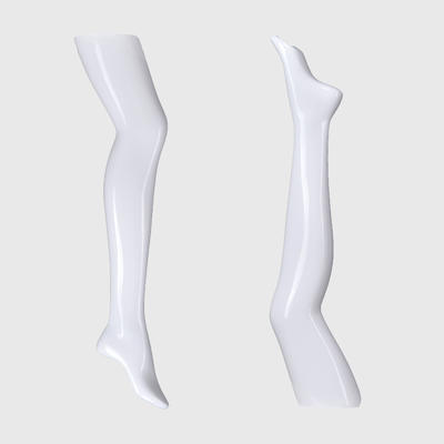 Female half mannequin legs foot display for long socks