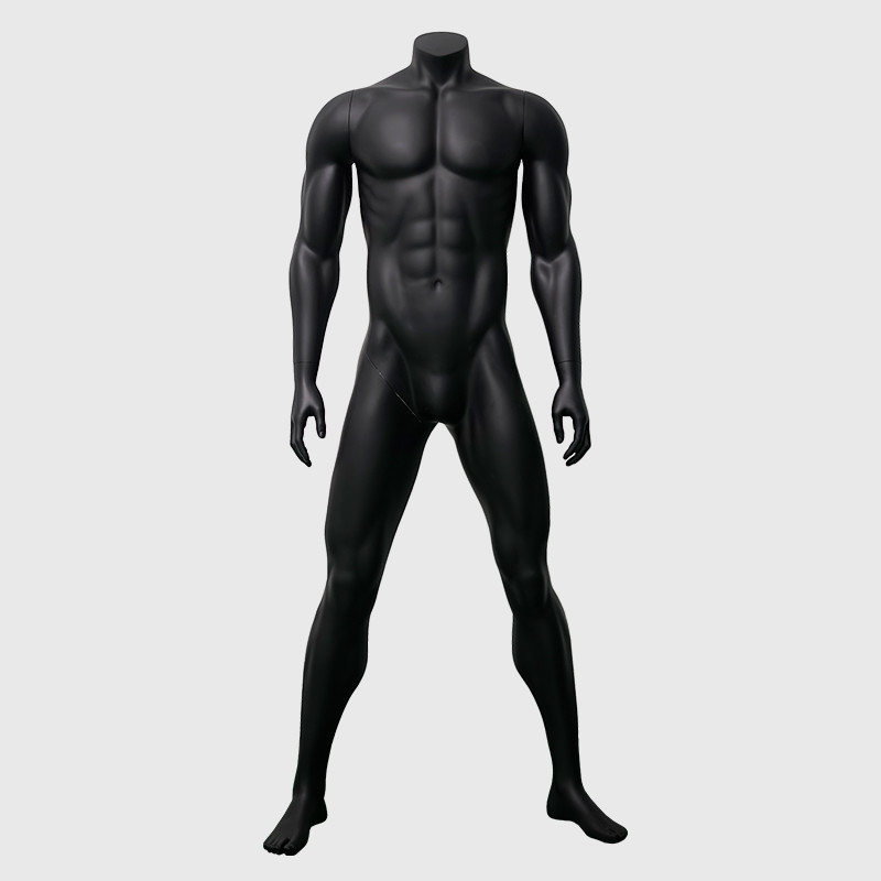 Black big muscle strong male mannequin