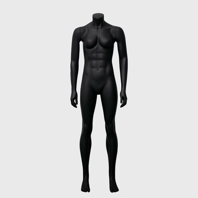 Standing big muscle mannequin female black female mannequin