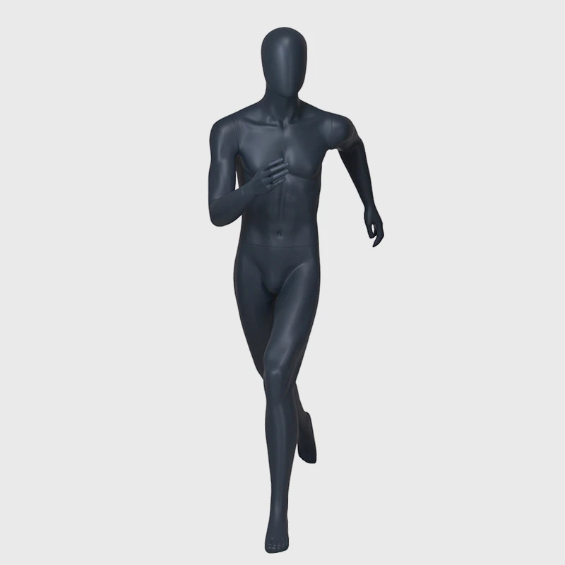 Walking male mannequin sports mannequin muscle male