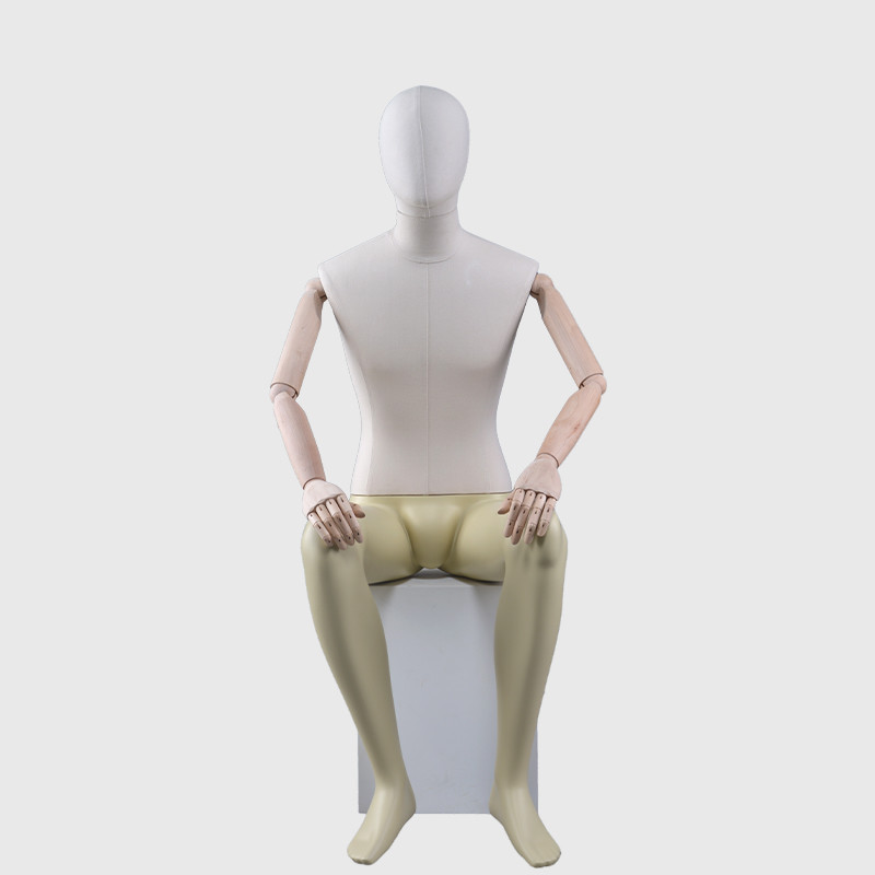 Sitting male mannequin display used