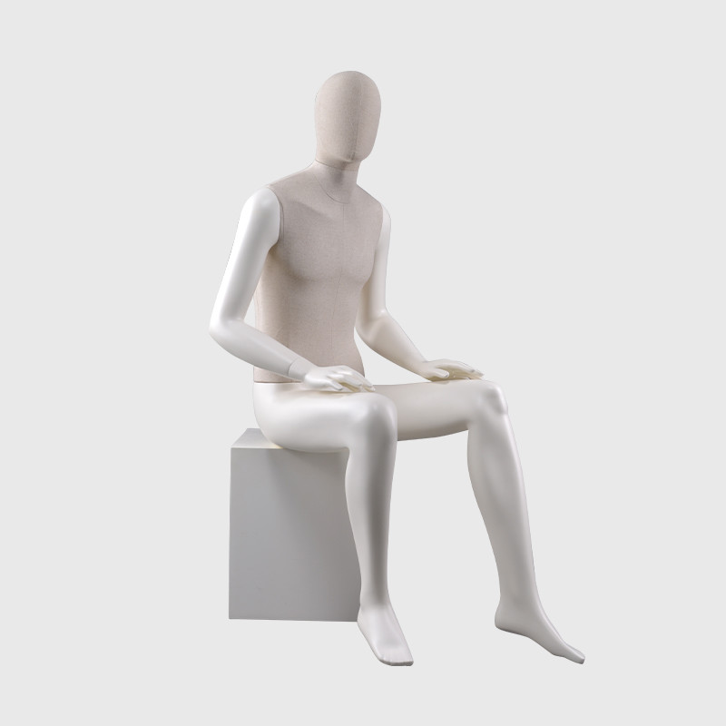 Sitting male mannequin fashion mannequins man full body