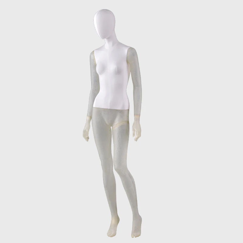 New design transparent mannequin female mannequins womens