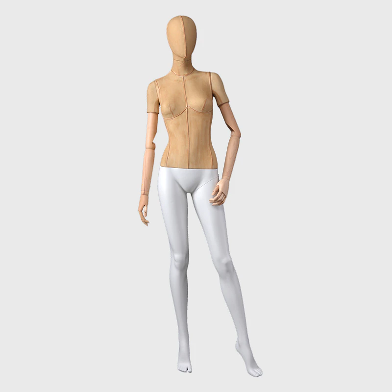 New design mannequin forms female full body fabric mannequin