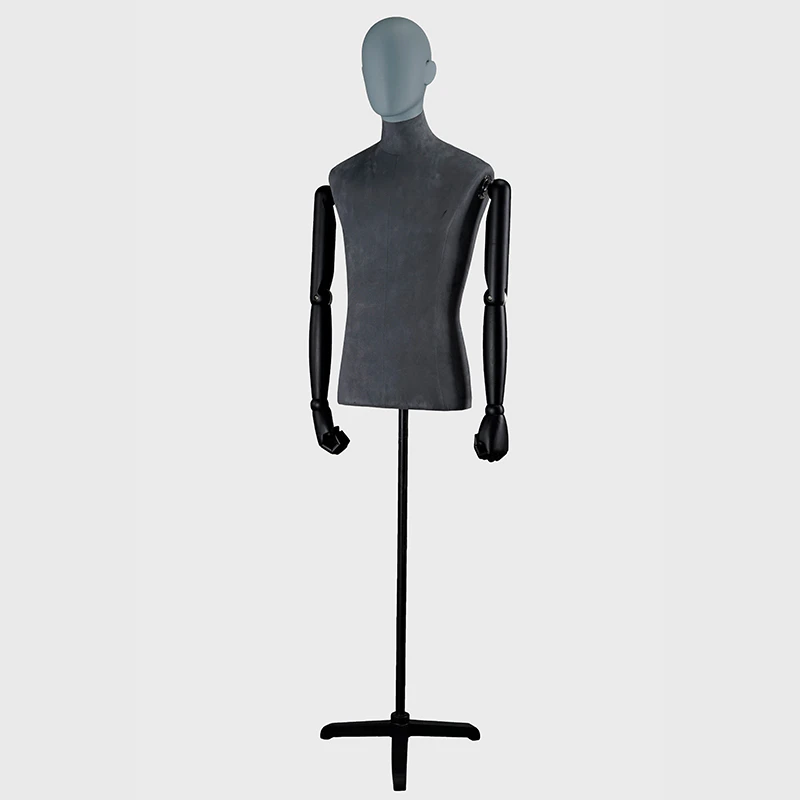 Velet mannequin with articulated arms mannequin male dress form