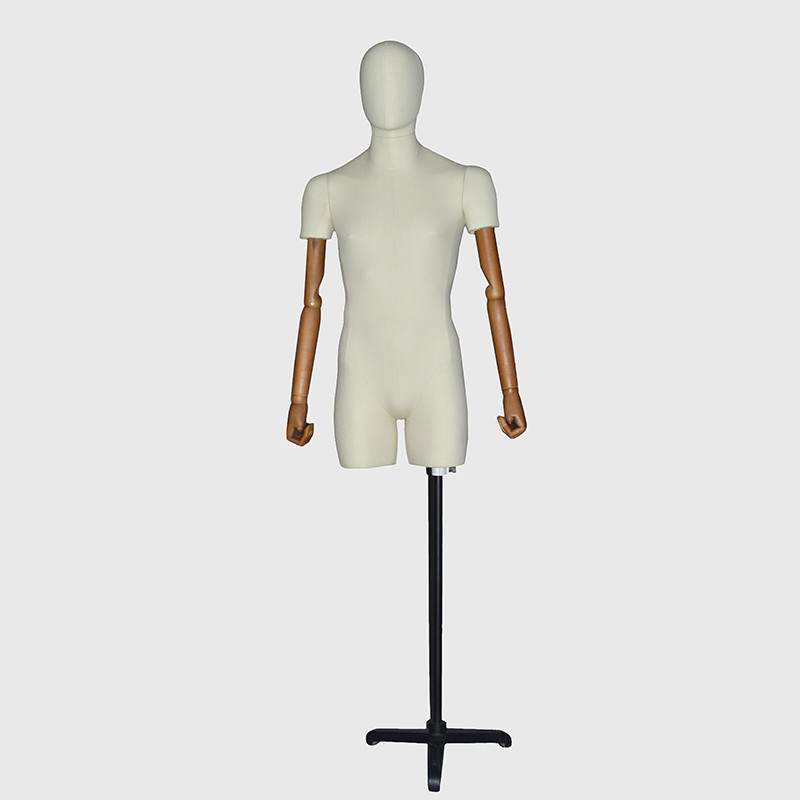 Male mannequin with movable arms dress form vintage for sale