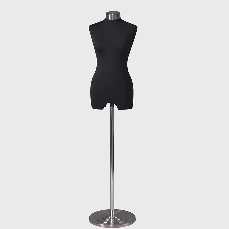 Balck fabric covered mannequins dress form mannequin female