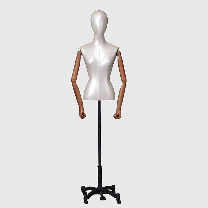 Female half body dummy decorative dress forms mannequin