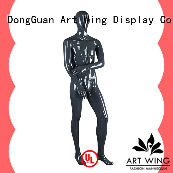 Art Wing quality glossy black mannequin manufacturer for business
